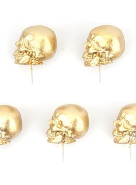 5pcs/box Resin Skull Thumbtack Drawing Pins Pushpin Board Ph