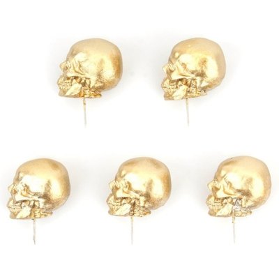 5pcs/box Resin Skull Thumbtack Drawing Pins Pushpin Board Ph