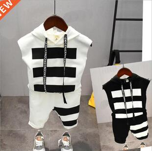 Baby Boys Clothes Sets Summer Cotton Letter Printed Child Se