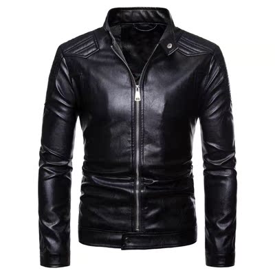 brand motorcycle leather jacket men, men&#s leather