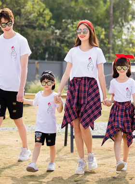 Trajes a juego para Familia, ropa para padres e hijos, camis