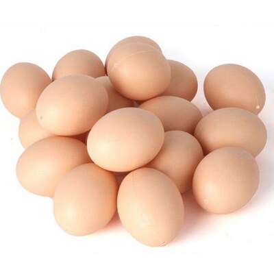 5/10Pcs Chicken House Small Fake Eggs 5.5*4cm Farm Animal Su