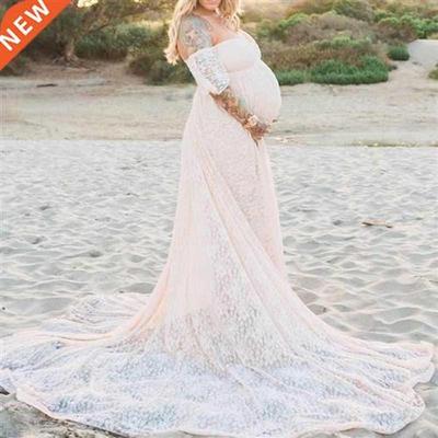 Elegant Lace Maternity Dress Photography Photo Session Props
