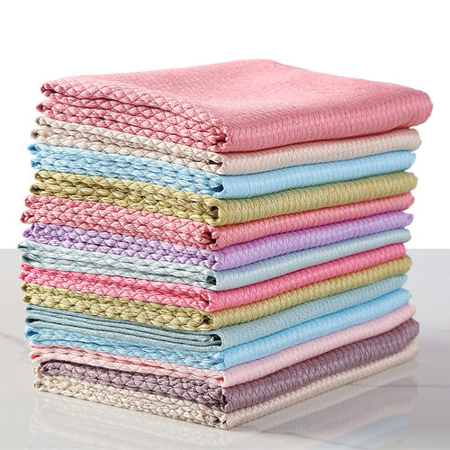 5PCS absorbent non-linting non-stick oil rag household lazy
