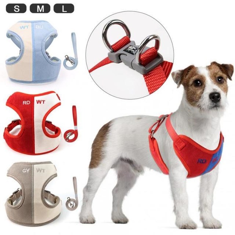 Mesh  Harness And Leash Walking Training Breathable Kitte