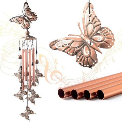 Large Wind Chimes Bells Tubes Bells Copper Metal Windchime