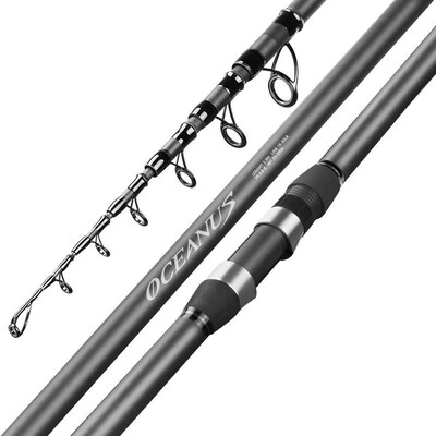 2.4/2.7/3.0/3.6m Carbon Rock Fishing Rod Ultra-light Distanc