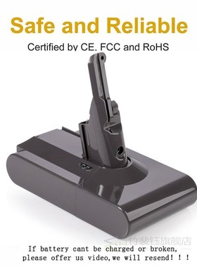 68000mAh 21.6V Battery   V8 Battery for  V8 Absolu