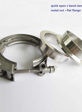 3.0 inch quick release v band clamp with   flanges set in 30