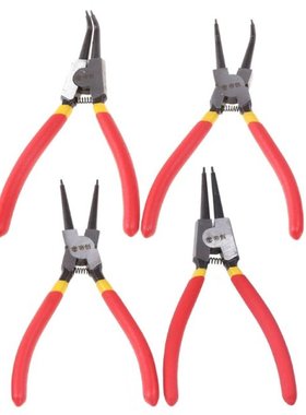 4 Pcs 7in Circlip Pliers Set Retaining Clip Internal Externa