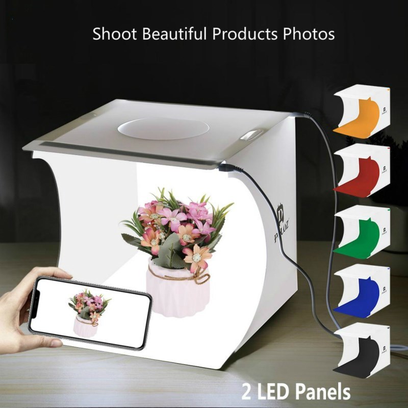 20cm 2 Led Mini Lightbox Product Shoot Light Box Easy sed Ph