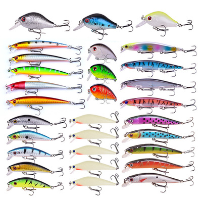Proleurre Almighty Mixed Fishing Lure Kits Wobbler Crankbait