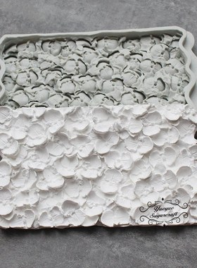 wedding Emboss flower Silicone mold fondant mold cake decora