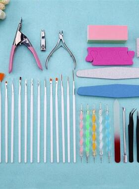 15 pièces/ensemble Nail Art Conseils Outil Kits D&amp