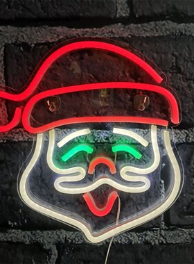 Led Usb Neon Lights Santa Claus Acrylic Modeling Lights Chri