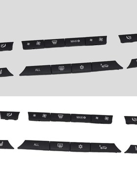 12pcs Button Key Caps A/C Heater Switch Kit Panel for BMW F0