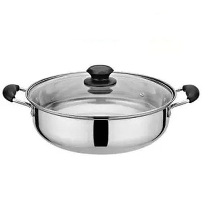 Pot Hot-Pot Induction-Cooker Soup Stainless-Steel Clear Home