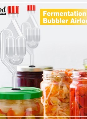 10Pcs Wine Beer Fermention Check Valve Water Seal Plastic Ai