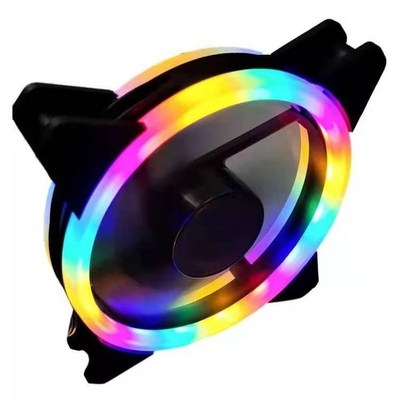 RGB Fans Cooler Computer-Fan Silent Pc 120mm 120x120x25mm Du
