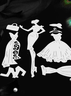 Dress women Stencil Metal Cutting Dies for Scrapbooking Albu
