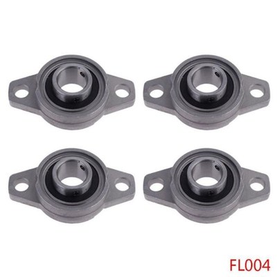 4X Zinc Alloy Rhombic Mounted Bearings Pillow Block Housing