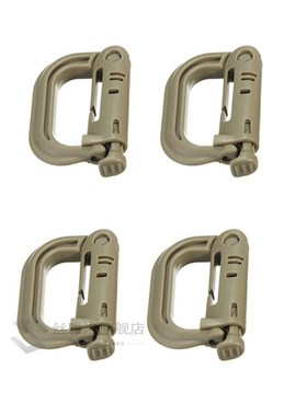 Carabiner D-ring  Molle Webbing EDC attach Shackle Grimlock