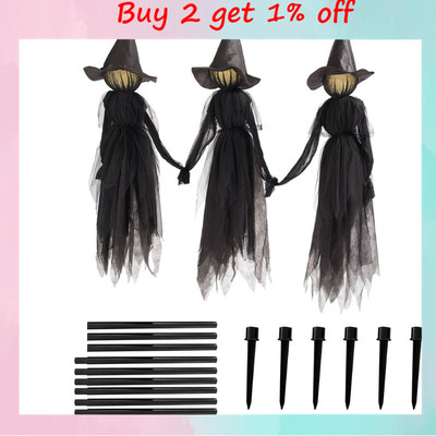 Halloween Decorations Outdoor Large Light Up Holding Hands