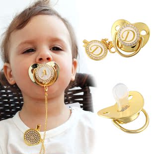 Baby Pacifier and Name BPA Letter Clips Fre Initial