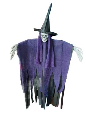 Halloween hanging ghosts scary witches haunted festival