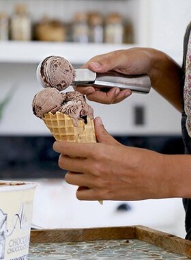 1PC 6cm Ice Cream Scoops Stacks Stainless Steel Digger Fruit