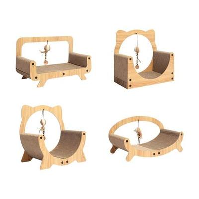 Cat Scratcher Sofa Scratching Board Interactive Toy Cushion