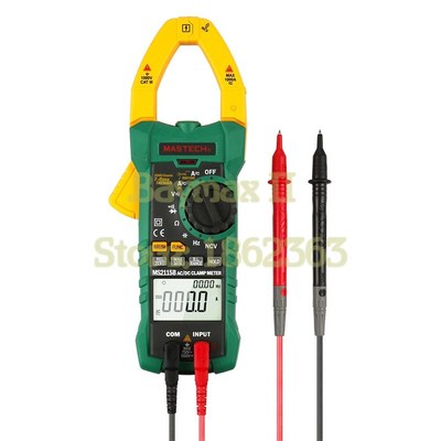 MASTECH MS2115B True RMS Digital AC/DC Clamp Meters Capacita