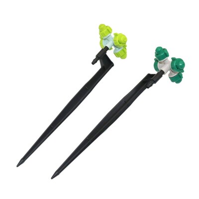 Garden 4-heads Atomized Nozzle Spike Sprinkler Agriculture G