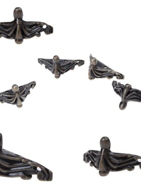 jewelry Chest Wood Case Gift Box Decorative Feet Leg Corner