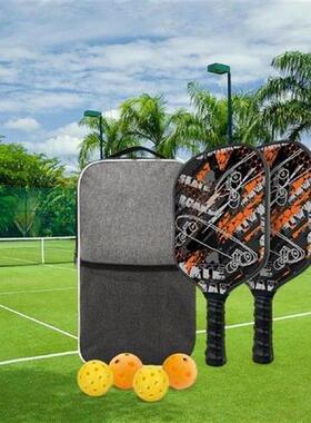 Pickleball Paddle Set 4 Balls with 2 Rackets Fiberglass
