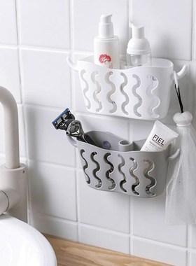 Bathroom Shelf Organizer Kithchen Sink Wall Suction Corner S