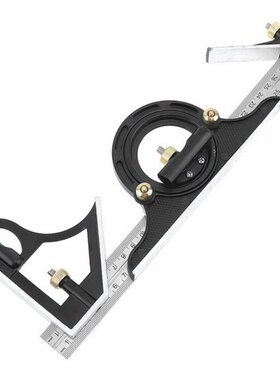 300MM Combination Square Angle Ruler Stainless Steel protrac