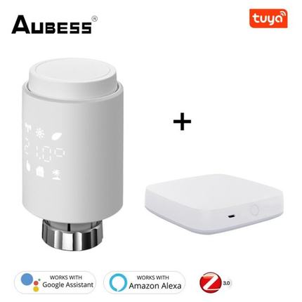 Aubess Tuya Smart ZigBee Radiator Actuator TRV Programmable