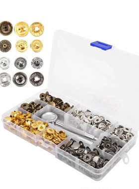 Snaps Sewing Buttons Convenient Practical with Storage Box f
