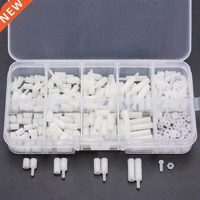 M2 Nylon Screw White Hex Screw Nut Nylon PCB Standoff Assort