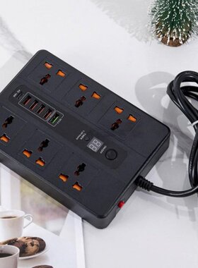 Smart Timing Socket 6 Outlet Surge Protector Extension Cord