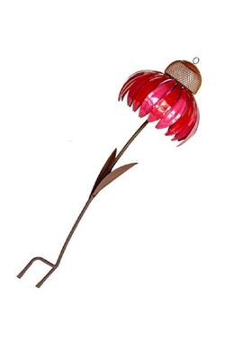 Pink Coneflower Bird Feeder Outdoor Decoration Window