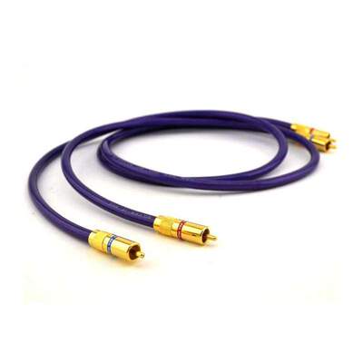 Pair MC silver IT 65G OFC Silver Plated Interconnects With V