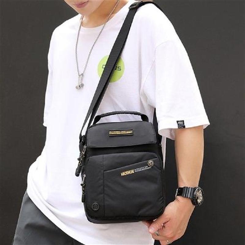Men Casual Shoulder Bag Adjustable Nylon Daily Messenger