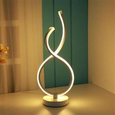 Modern LED Reading Lamp Helical Shape Reading Desk Lights