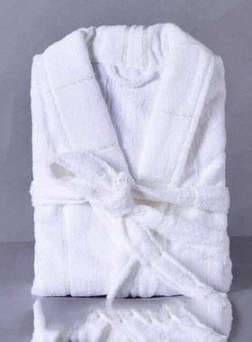 white towel, men's bathrobe, long sleeve bathrobe, men&#
