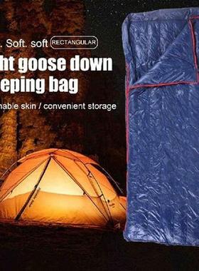 Goose Down Cold Resistant Sleeping Bag Ultralight Envelop