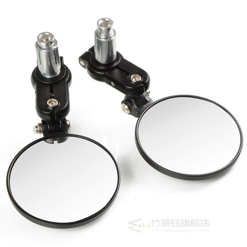 7/8 22MM Motorcycle Mirror Handle Bar End Rearview Sid