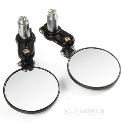 7/8 22MM Motorcycle Mirror Handle Bar End Rearview Sid