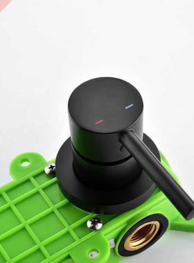 Black Mixed Type Single Handle Wll Mounted One Hole Installa